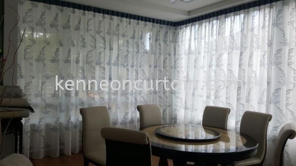 Eyelet Sheer Curtain Design and Installation Service in JB and variety area , Singapore also have provide same service Layer Sheers Curtain Design   Supplier, Installation, Supply, Supplies | Ken-Neon Screen Decor