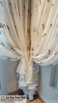 Custom Make Sheer or Day Curatin Design and Installation 