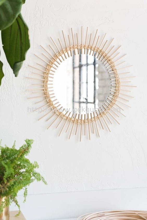 MIR 025 - RATTAN MIRROR