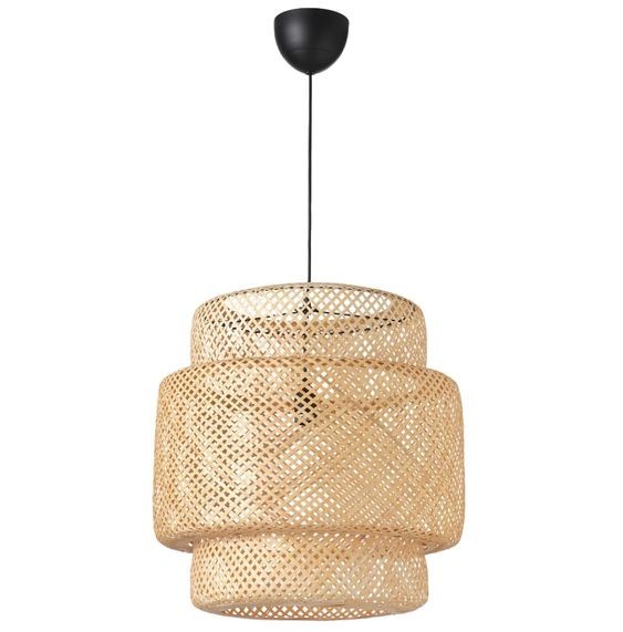 HAN 080 - RATTAN LAMP SHADE ROUND 38CM