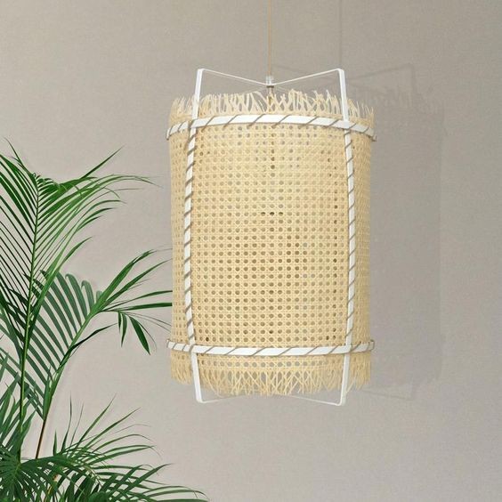 HAN 079 - RATTAN METAL LAMPS SHADE - SZ LIDI