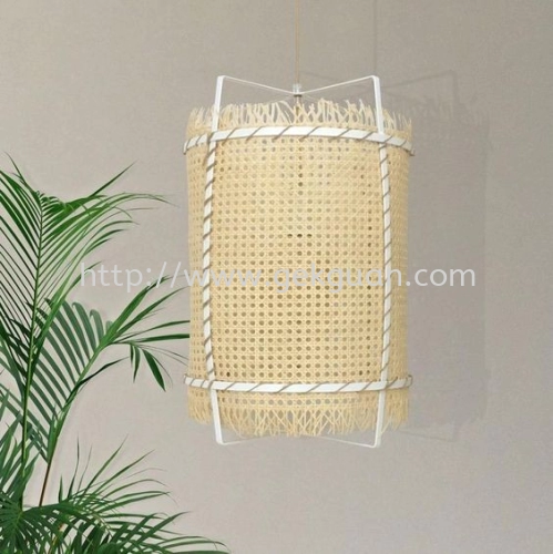 HAN 079 - RATTAN METAL LAMPS SHADE - SZ LIDI