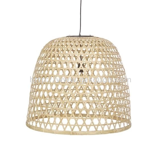 HAN 074 - RATTAN METAL LAMP SHADE - XL