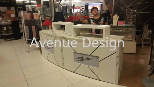 Display Cabinet Works at Robinsons, KL