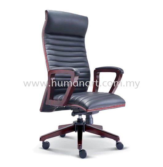 STONOR WOODEN DIRECTOR LEATHER OFFICE CHAIR - bangsar south kl | klang selangor | uptown pj