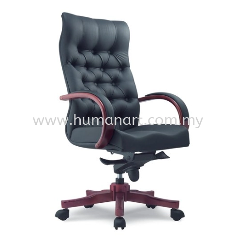 DORSET HIGH BACK DIRECTOR CHAIR | LEATHER OFFICE CHAIR GOMBAK KL MALAYSIA