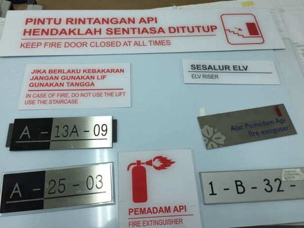 House number plate House Number Plate Door Sign Selangor, Malaysia, Kuala Lumpur (KL), Ampang Manufacturer, Maker, Supplier, Supply | Fong Tat Advertising Sdn Bhd