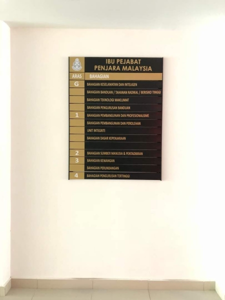 Directory Sign Directory Sign Selangor, Malaysia, Kuala Lumpur (KL), Ampang Manufacturer, Maker, Supplier, Supply | Fong Tat Advertising Sdn Bhd