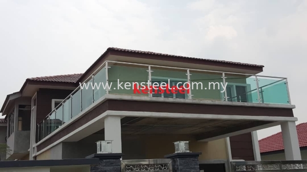 SS304 Glass fencing_033 Stainless steel Glass fencing Seri Kembangan, Selangor, Kuala Lumpur, KL, Malaysia. Supplier, Suppliers, Supplies, Supply | Kensteel