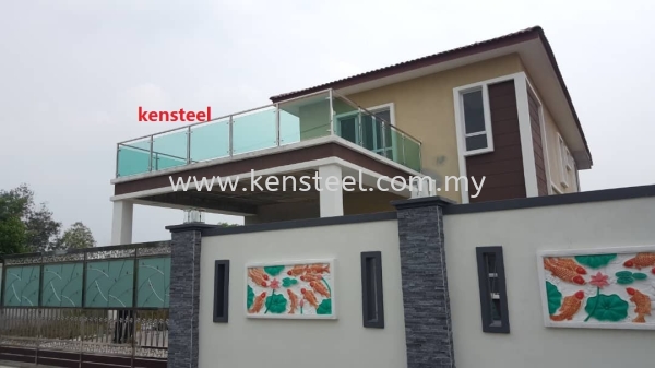 SS304 Glass fencing_035 Stainless steel Glass fencing Seri Kembangan, Selangor, Kuala Lumpur, KL, Malaysia. Supplier, Suppliers, Supplies, Supply | Kensteel