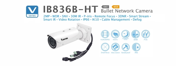 IB836B-HT. Vivotek Bullet Network Camera  BULLET CAMERA VIVOTEK CCTV SYSTEM Johor Bahru (JB), Malaysia, Selangor, Kuala Lumpur (KL), Perak, Skudai, Subang Jaya, Ipoh Supplier, Suppliers, Supply, Supplies | AIASIA TECHNOLOGY DISTRIBUTION SDN BHD