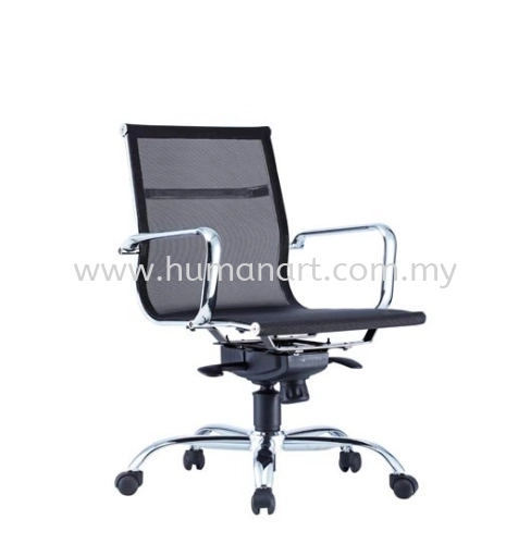 MANJAR LOW ERGONOMIC CHAIR | MESH OFFICE CHAIR SETIAWANGSA KL MALAYSIA