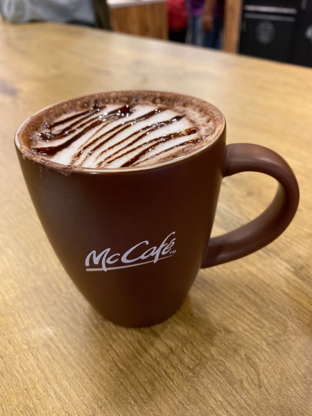 Mc Cafe Hot Chocolate  Beverage Product Demo Seri Kembangan, Selangor, KL, Malaysia  | NEWPAGES STEVEN