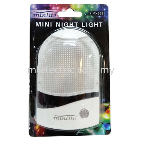 Minlite MX 668 NIGHT LIGHT LED LIGHTING Selangor, Malaysia, Kuala Lumpur (KL), Batu Caves Supplier, Suppliers, Supply, Supplies | ML Electric Sdn Bhd