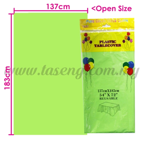 Plastic Table Cover Lime Green (P-TC4-LG)