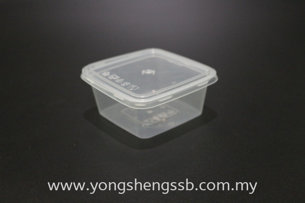 MS SQ250 (500PCS/CTN)  WITH LID Container Container / Plastic Cup / Bottle / Bowl / Plate / Tray / Cutleries / PET Johor Bahru (JB), Malaysia, Muar, Skudai Supplier, Wholesaler, Supply | Yong Sheng Supply Sdn Bhd