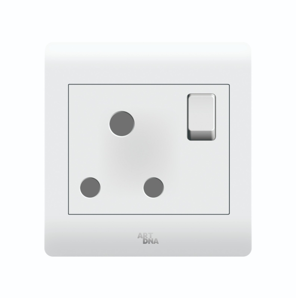 15A ROUND PIN SOCKET Pure White A38 Modern Series Johor Bahru (JB), Malaysia, Selangor, Kuala Lumpur (KL) Supplier, Suppliers, Supply, Supplies | Art Dna (M) Sdn Bhd