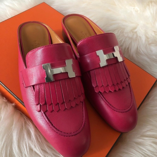 Brand New Hermes Rivoli Mules in Pink Leather with PHW Hermes Kuala Lumpur (KL), Selangor, Malaysia. Supplier, Retailer, Supplies, Supply | BSG Infinity (M) Sdn Bhd