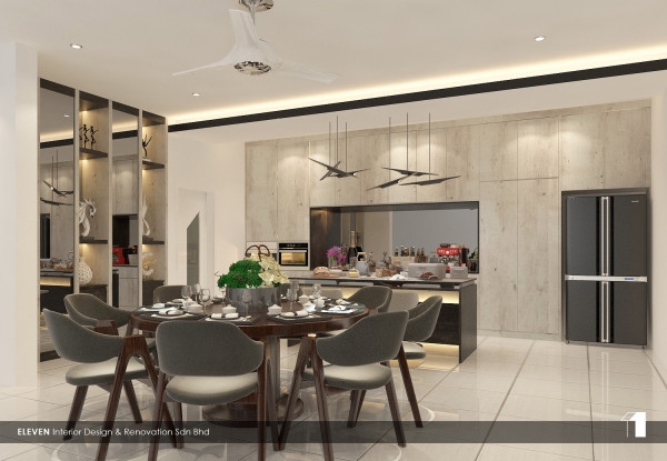  Dining Room Design Johor Bahru, JB, Kulai, Johor. Service, Design, Renovation | Eleven Interior Design & Renovation Sdn Bhd