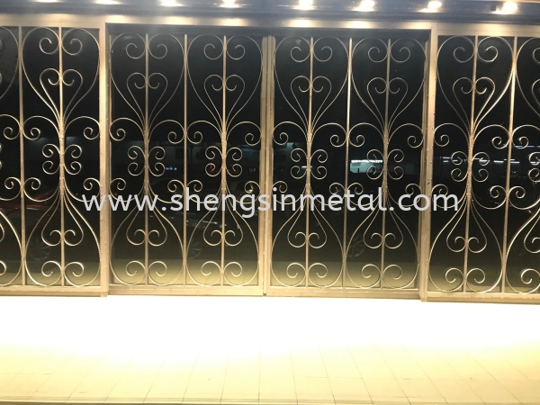  Both Side Open Door Wrought Iron Johor Bahru, JB, Skudai, ɽ Design, Installation, Supply | Sheng Sin Metal Work & Enterprise