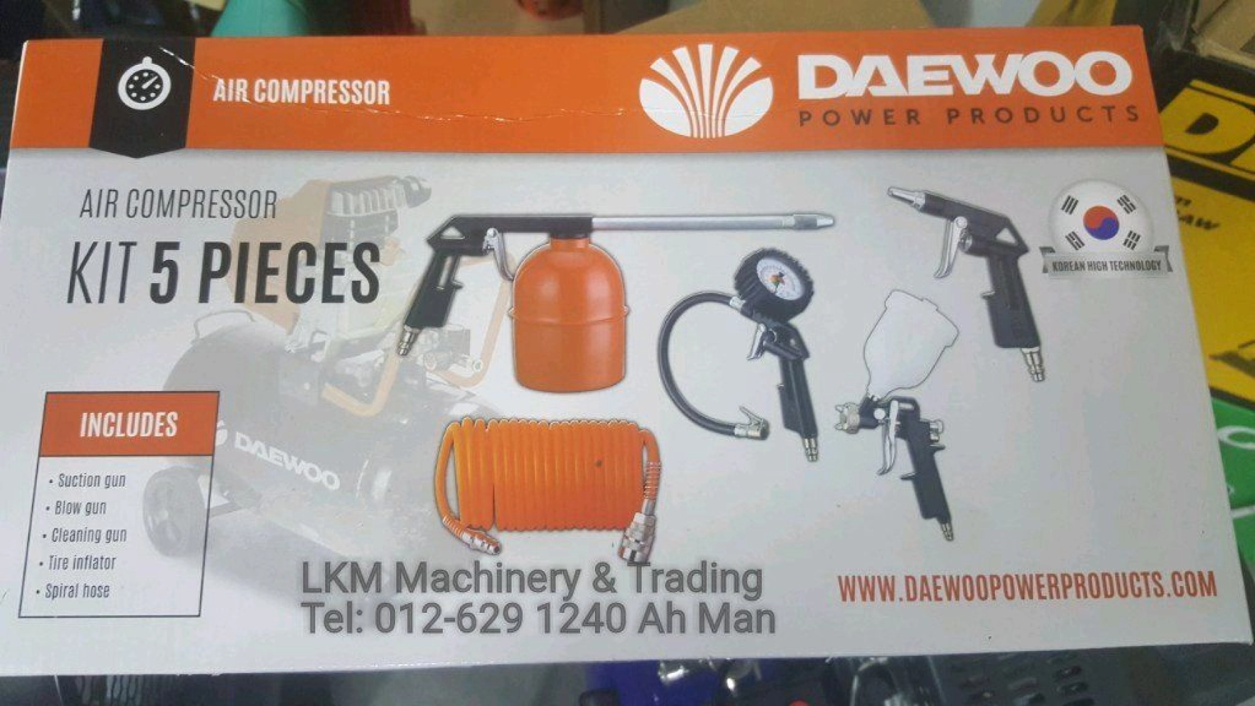 Daewoo Air Compressor Kits 5pcs