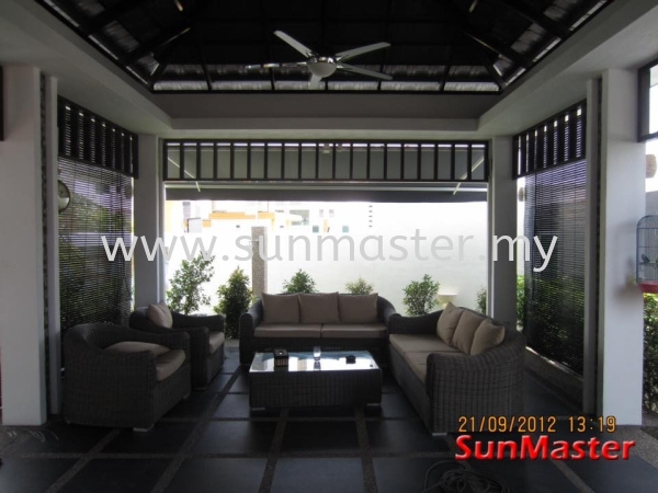 Bamboo Outdoor Blinds Bamboo Blinds Outdoor Blinds Blinds Melaka, Malaysia Supplier, Suppliers, Supply, Supplies | Sun Master Trading & Construction