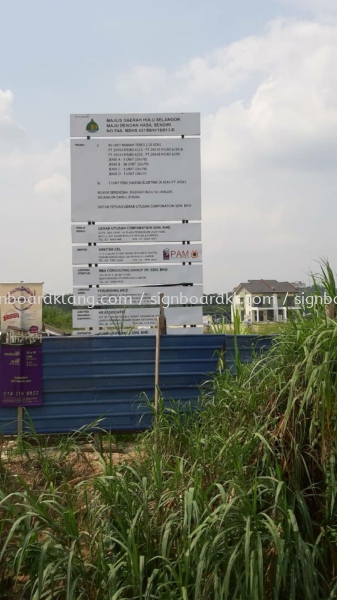 Construction Project Signboard at cyber jaya Kuala Lumpur Papan Tanda Konstruksi Klang, Malaysia Supplier, Supply, Manufacturer | Great Sign Advertising (M) Sdn Bhd