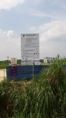 Construction Project Signboard at cyber jaya Kuala Lumpur