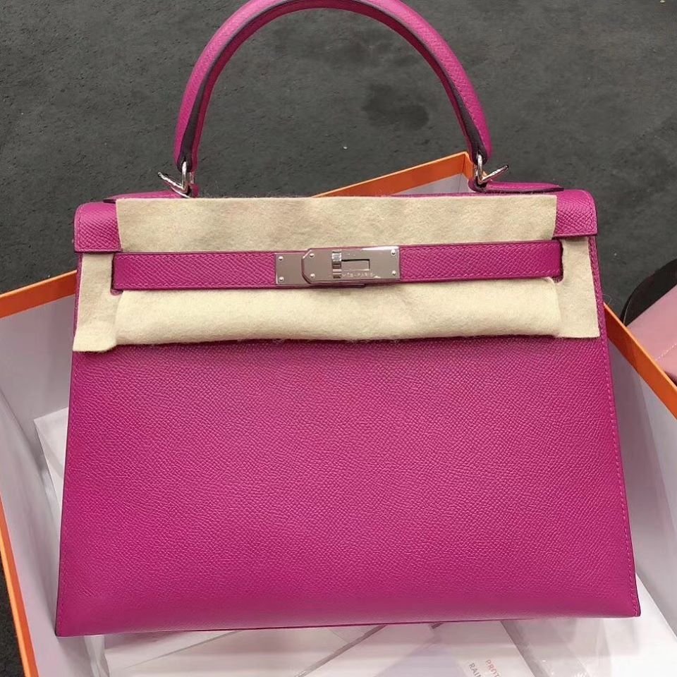 Hermes kelly best sale 25 rose pourpre