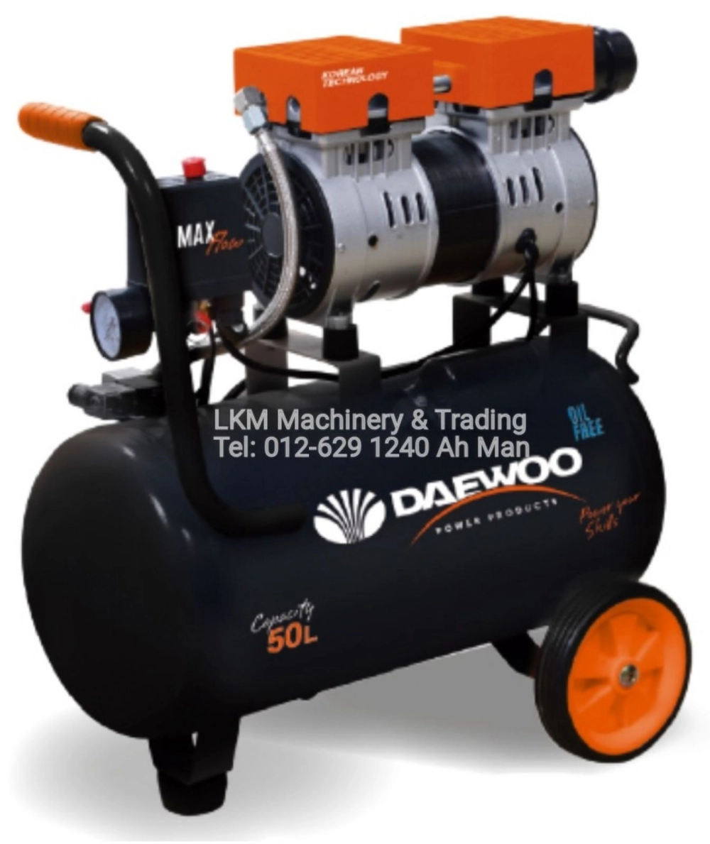 Daewoo 1HP 30L Oil Free Air Compressor