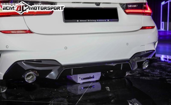 BMW G20 M-sport Performance Rear Diffuser 3 Series G20 BMW Balakong, Selangor, Kuala Lumpur, KL, Malaysia. Body Kits, Accessories, Supplier, Supply | ACM Motorsport