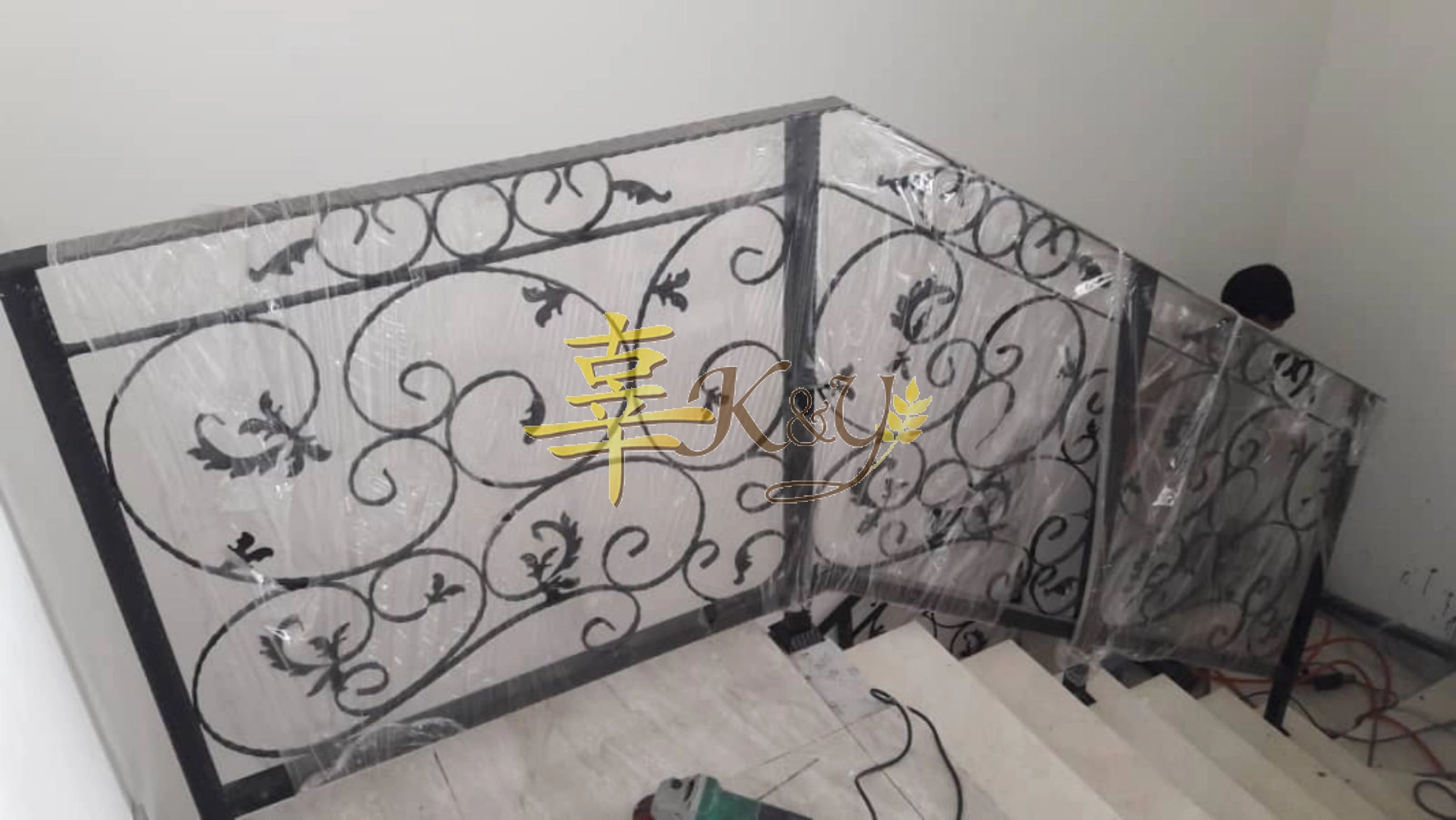 Wrought Iron Staircase