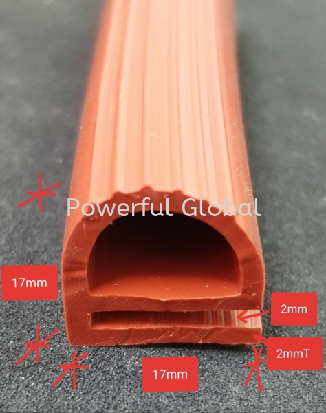 Red Silicone Redder e Profile  Silicone Rubber Extrusion Malaysia, Selangor, Kuala Lumpur (KL), Rawang Manufacturer, Supplier, Supply, Supplies | Powerful Global Supplies