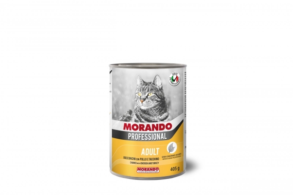 09957 MP CHUNKS with CHICKEN AND TURKEY 405g Morando Professional - Wet in Tins Cat Food Morando Selangor, Malaysia, Kuala Lumpur (KL), Sungai Buloh Supplier, Suppliers, Supply, Supplies | Petopet Marketing Sdn Bhd