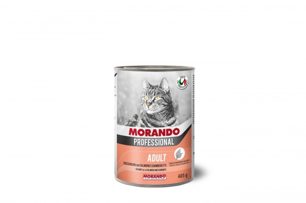 09959 MP CHUNKS with SHRIMPS AND SALMON 405g Morando Professional - Wet in Tins Cat Food Morando Selangor, Malaysia, Kuala Lumpur (KL), Sungai Buloh Supplier, Suppliers, Supply, Supplies | Petopet Marketing Sdn Bhd