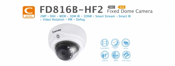 FD816B-HF2. Vivotek Fixed Dome Camera VIVOTEK CCTV System Johor Bahru JB Malaysia Supplier, Supply, Install | ASIP ENGINEERING