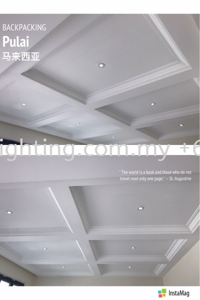  Promosi Cornice Siap Wiring ~ No XX Jalan Pinggiran 3/4 Horizon Hills  Johor Bahru JB Skudai Renovation | One Stop Lighting & Renovation