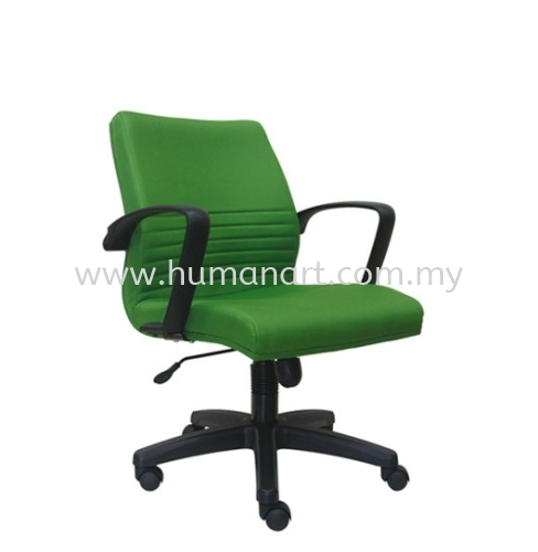 DEKKO LOW BACK STANDARD CHAIR | FABRIC OFFICE CHAIR SEPANG SELANGOR MALAYSIA