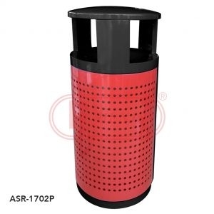 Rubbish Bins - ASR-1702P Hygienic Outdoor / Advertisement Bins Malaysia Manufacturer | Evershine Stainless Steel Sdn Bhd