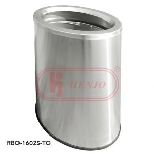 Rubbish Bins - RBO-1602S-TO Hygienic Outdoor / Advertisement Bins Malaysia Manufacturer | Evershine Stainless Steel Sdn Bhd