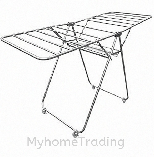 MHT-FALS FULL STAINLESS STEEL BUTTERFLY HANGE WITH WHEEL DRYING RACK FLOOR SERIES Kuala Lumpur (KL), Malaysia, Selangor Supplier, Supply, Supplies, Distributor | Myhome Trading Sdn Bhd