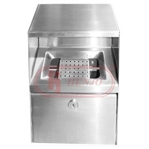 Ashtray Bins - WAS-200S Hygienic Ashtray Bin / Stands Malaysia Manufacturer | Evershine Stainless Steel Sdn Bhd