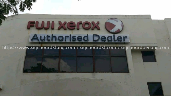 fuji Xerox Eg 3D box up lettering LED backlit signboard at sunway damansara Kuala Lumpur Timbul LED Dengan Cahaya Latar Kuala Lumpur (KL), Malaysia Pembinaan, Pasang, Pembekal | Great Sign Advertising (M) Sdn Bhd