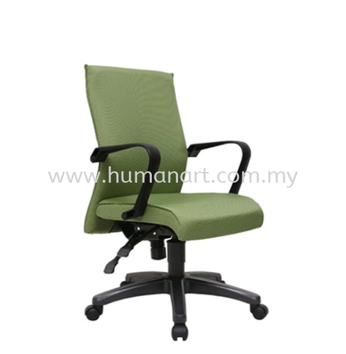 JENSI LOW BACK STANDARD CHAIR | FABRIC OFFICE CHAIR ALOR GAJAH MELAKA