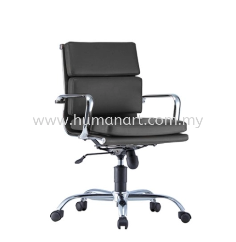 SEFINA LOW BACK EXECUTIVE CHAIR | LEATHER OFFICE CHAIR AMPANG SELANGOR MALAYSIA
