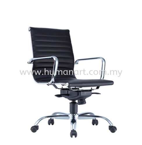 SEFINA LOW BACK EXECUTIVE CHAIR | LEATHER OFFICE CHAIR MUAR JOHOR MALAYSIA