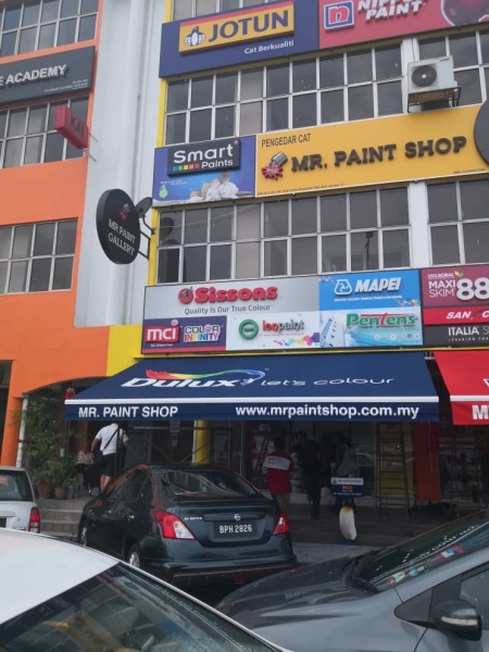 Mr Paint Shop @ Tmn Mayang LDP Canopy Seremban, Nilai, Malaysia, Negeri Sembilan Manufacturer, Supplier, Supply, Supplies | A Class Neon Sign Sdn Bhd