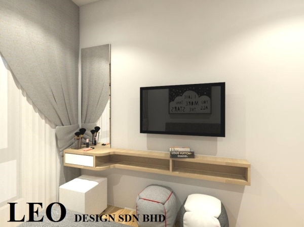 Family Hall Design Small Living Room Design Kangkar Pulai, Johor Bahru(JB), Skudai Design, Renovation | Leo Design Sdn Bhd