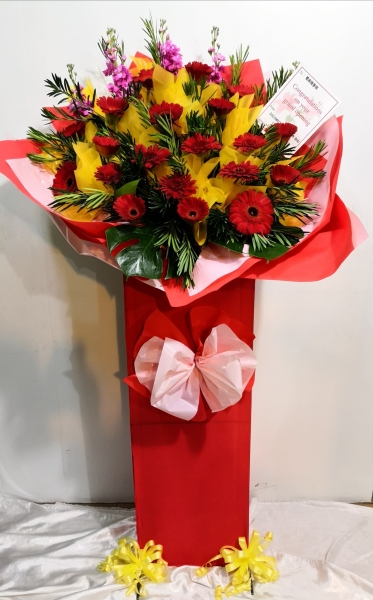 Congratulations Arrangement (CA-222) Grand Opening Flower Arrangement Congratulations Arrangement Kuala Lumpur (KL), Selangor, Malaysia Supplier, Suppliers, Supply, Supplies | Shirley Florist