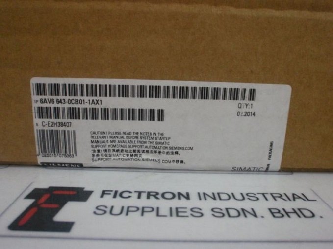 6AV6643-0CB1-1AX1 6AV66430CB11AX1 SIEMENS HMI Supply Repair Malaysia Singapore Thailand Indonesia